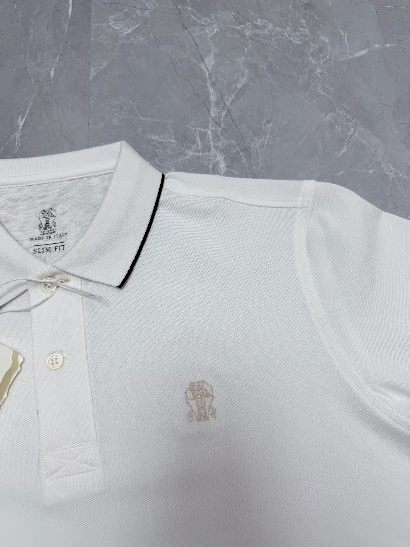 150BC 26New Arrival embroidered solid color short-sleeved button-down polo shirt, high version. Size: S.M.L.XL.XXL.